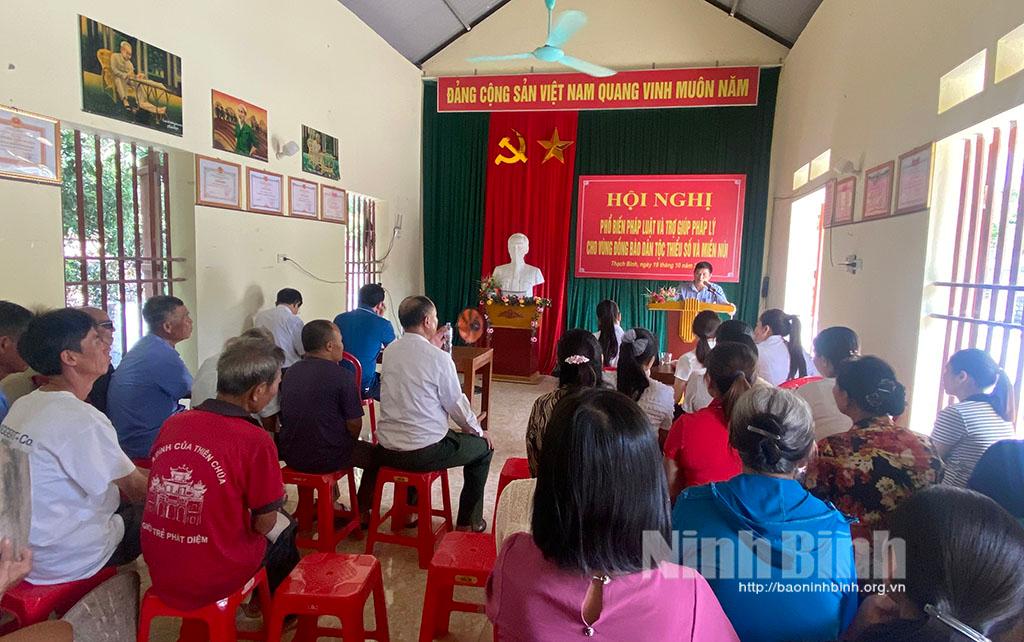 Nho Quan nâng cao ý thức chấp hành pháp luật cho người dân