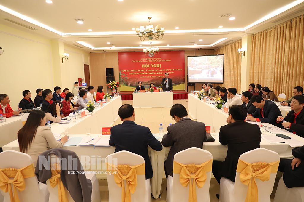 Hội Chữ thập đỏ các tỉnh đồng bằng sông Hồng ký giao ước thi đua năm 2024