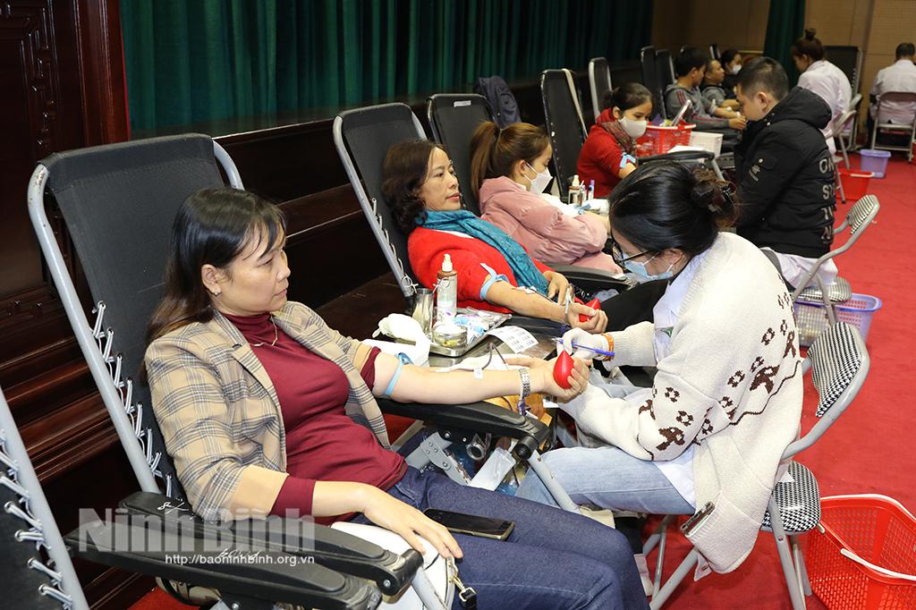 Tổ chức hiến máu tình nguyện đợt 2 tại huyện Gia Viễn