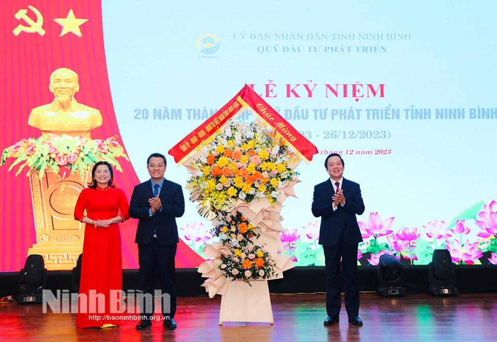 Kỷ niệm 20 năm thành lập Quỹ Đầu tư phát triển tỉnh