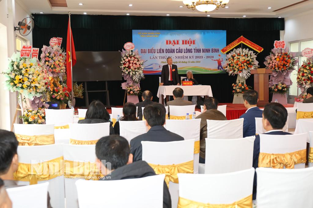 Đại hội đại biểu Liên đoàn Cầu lông tỉnh lần thứ IV, nhiệm kỳ 2023-2028