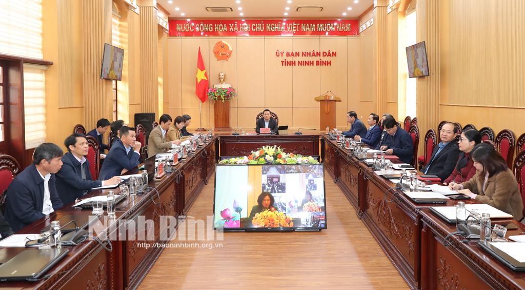 Hội nghị trực tuyến công tác Lao động, Người có công và Xã hội