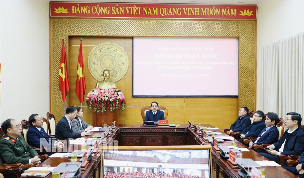 Hội nghị toàn quốc tổng kết công tác kiểm tra, giám sát của Đảng năm 2023