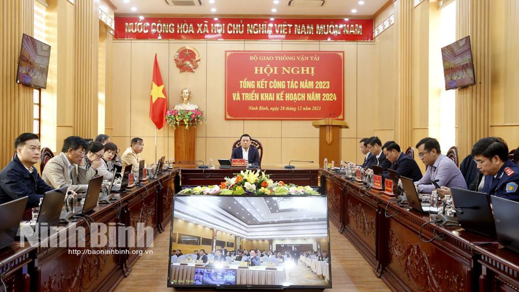 Hội nghị trực tuyến toàn quốc tổng kết công tác ngành Giao thông vận tải năm 2023