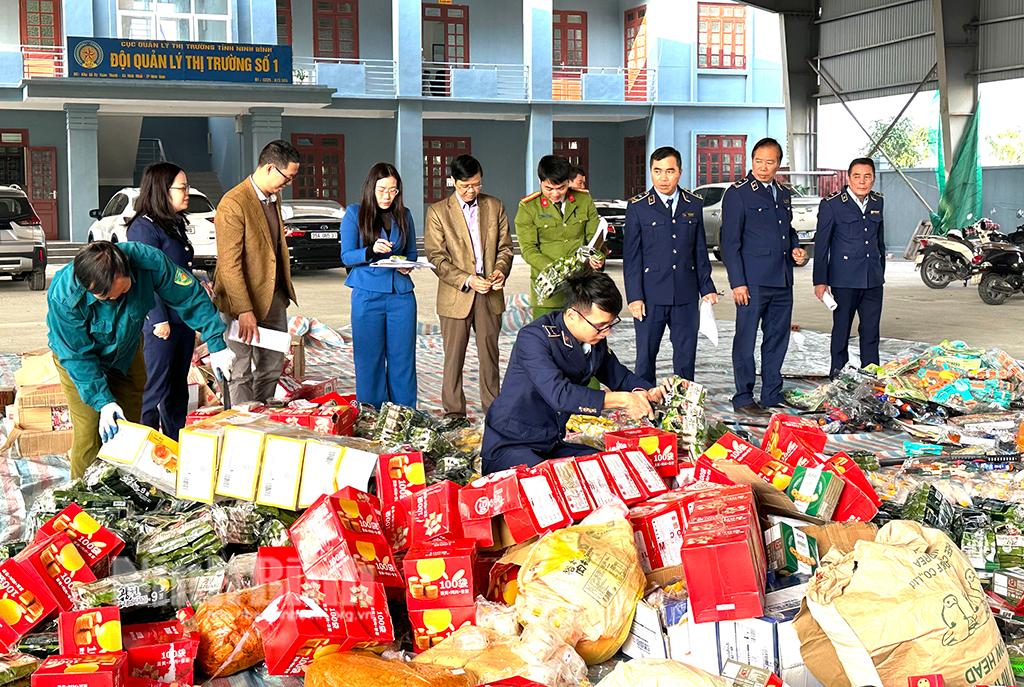 Tiêu hủy lô hàng hóa vi phạm trị giá hơn 500 triệu đồng