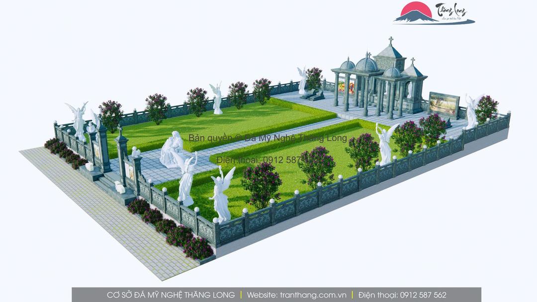 Mẫu lăng mộ đá đẹp - Đá mỹ nghệ Thăng Long sản xuất thi công lăng mộ đá, đá mỹ nghệ đẹp trên toàn quốc