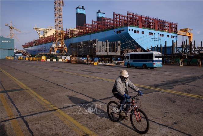 Hàn Quốc rớt xuống vị trí thứ 2 thế giới về số đơn đặt hàng đóng tàu