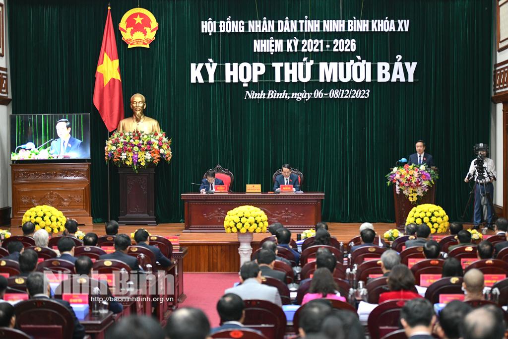 Ninh Binh Provincial People's Council convenes 17th session