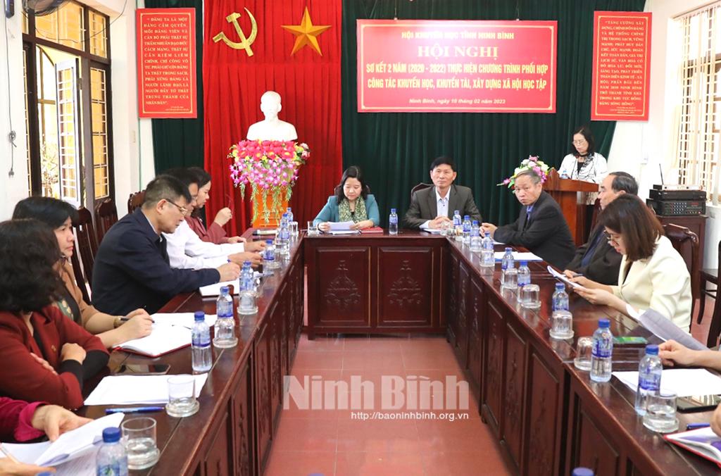 Sơ kết 2 năm chương trình phối hợp công tác khuyến học, khuyến tài, xây dựng xã hội học tập