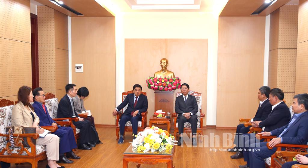 Các doanh nghiệp Hàn Quốc về tìm hiểu cơ hội đầu tư tại Ninh Bình