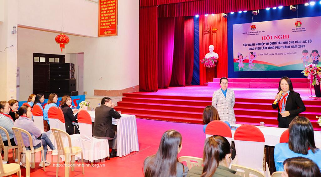 Tập huấn công tác Đội cho đội ngũ Tổng phụ trách Đội trong các nhà trường