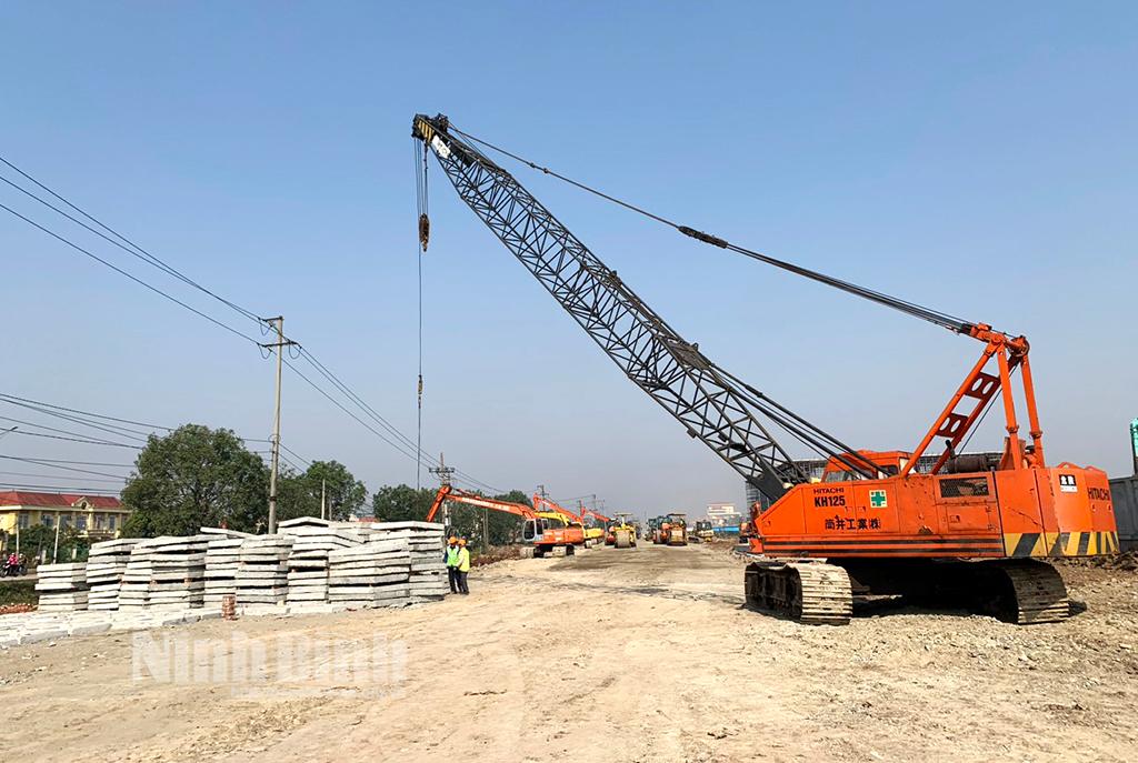 Đẩy nhanh tiến độ thi công Tiểu dự án cải thiện cơ sở hạ tầng đô thị Phát Diệm