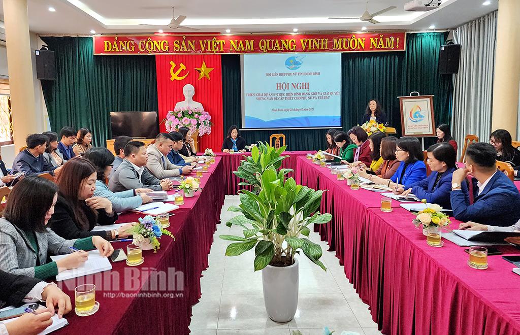 Triển khai dự án "Thực hiện bình đẳng giới và giải quyết những vấn đề cấp thiết đối với phụ nữ và trẻ em"