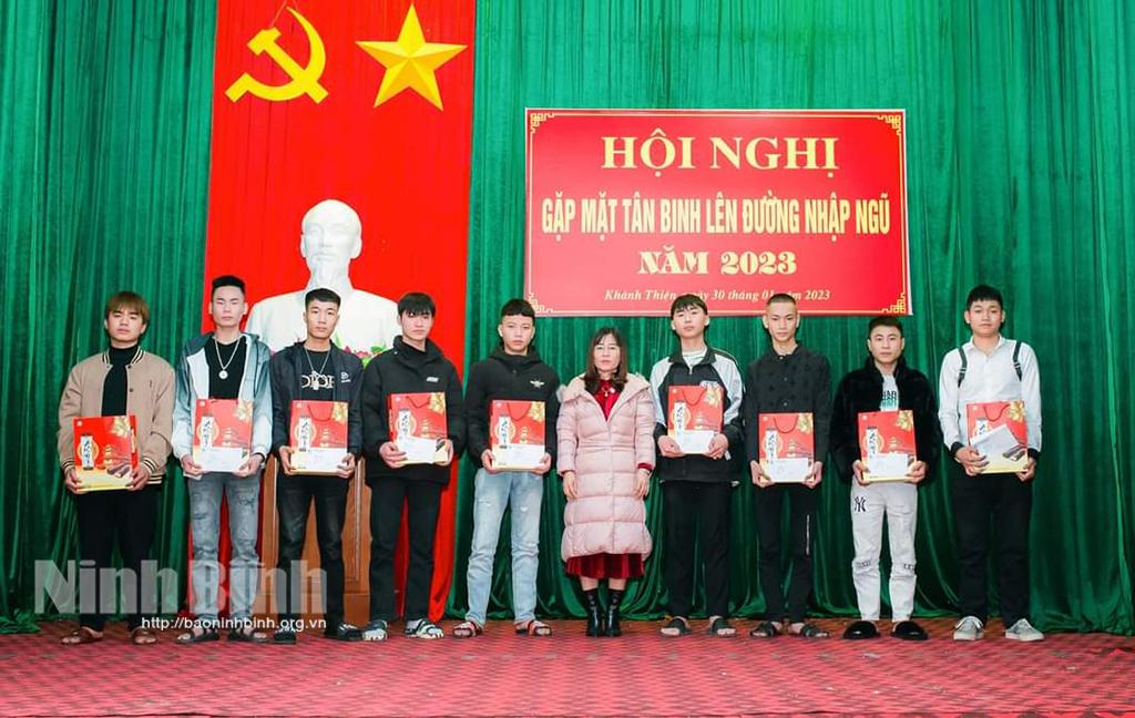 Tuổi trẻ Yên Khánh sẵn sàng lên đường nhập ngũ