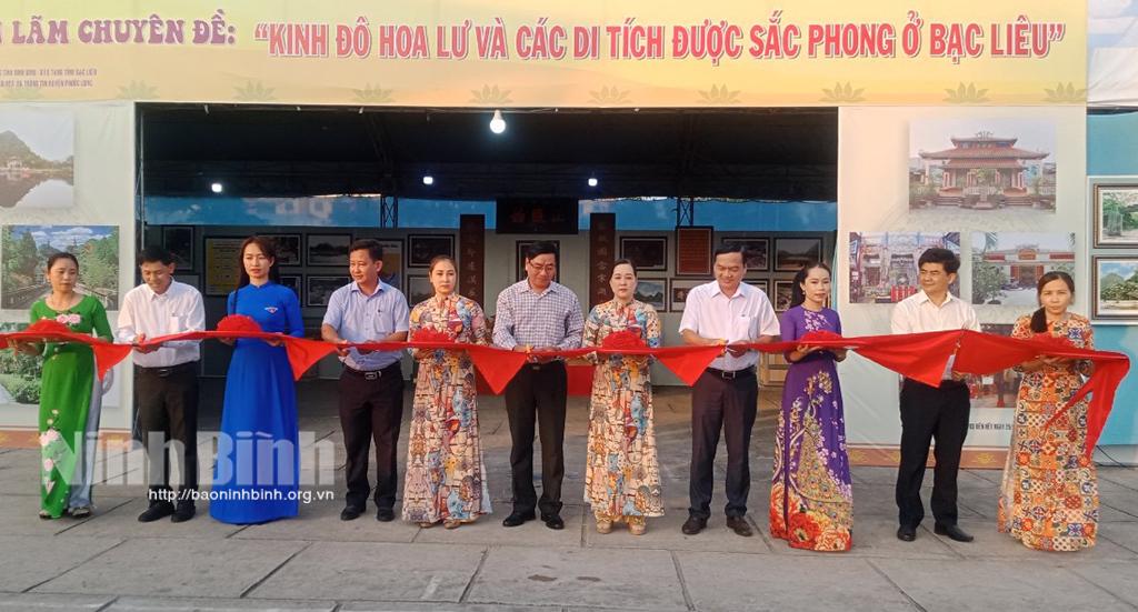 Trưng bày chuyên đề "Kinh đô Hoa Lư và các di tích lịch sử được phong sắc thần ở Bạc Liêu"