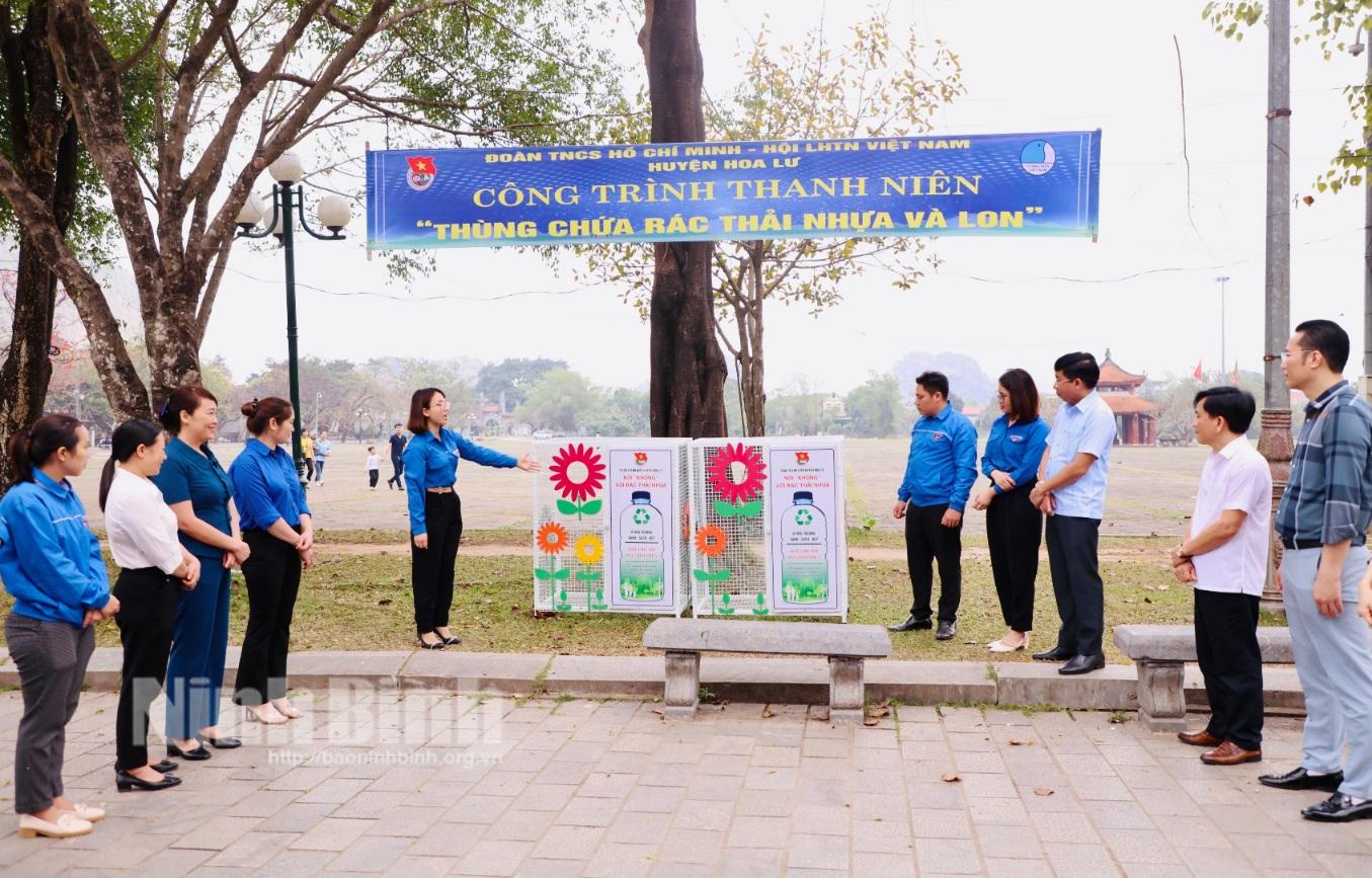 Tuyên truyền phòng, chống rác thải nhựa và bảo vệ môi trường tại Hoa Lư