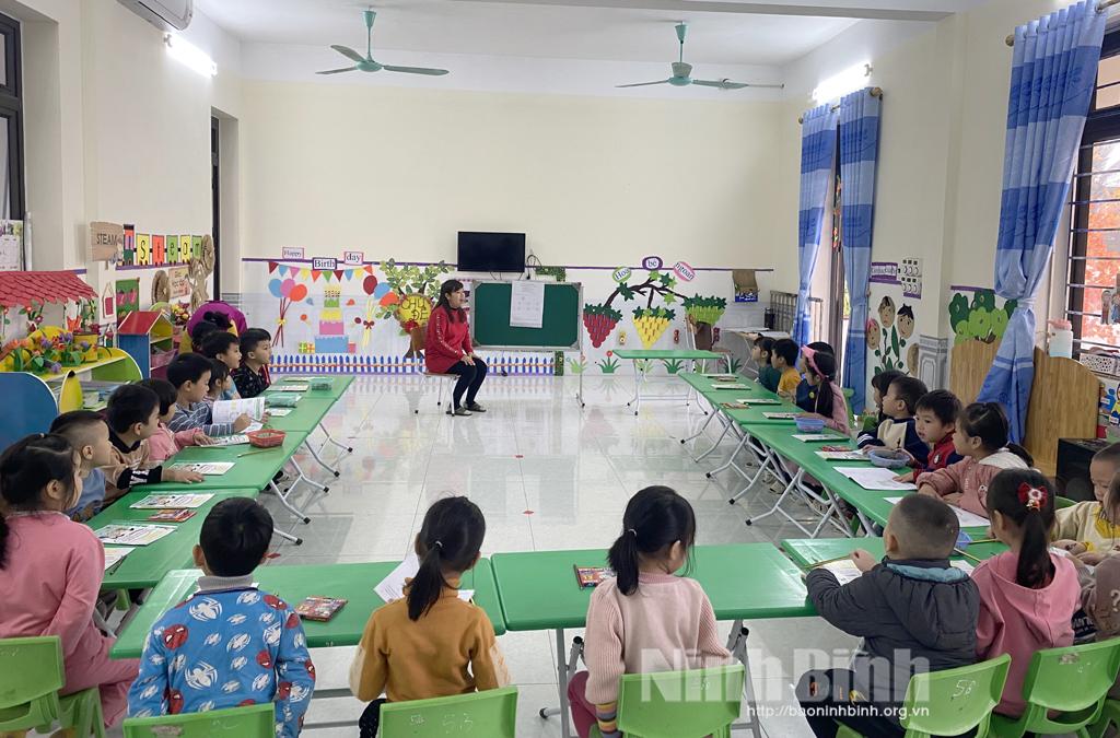 Nho Quan quan tâm đầu tư cơ sở vật chất cho giáo dục