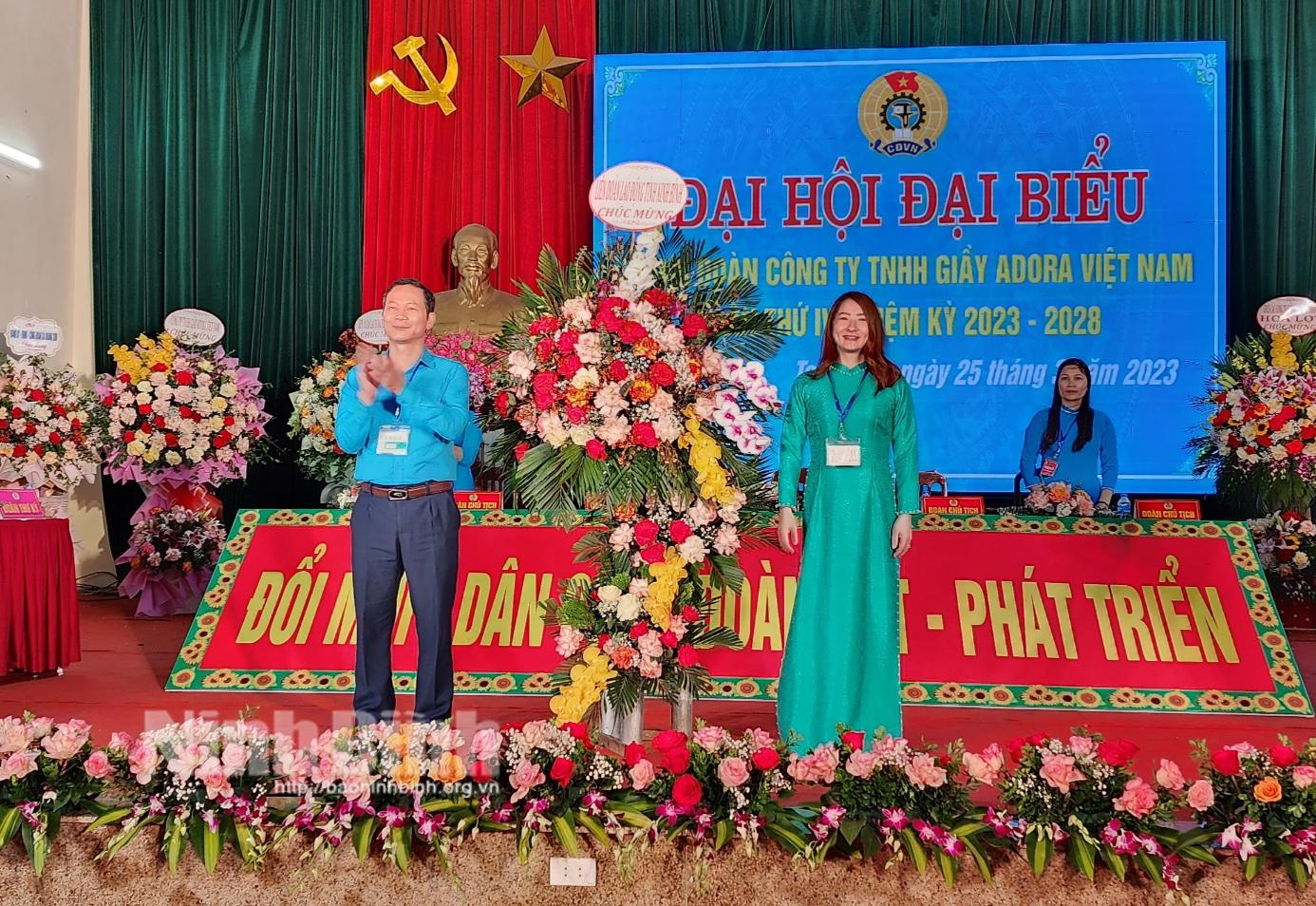 Đại hội Công đoàn Công ty TNHH giày Adora Việt Nam