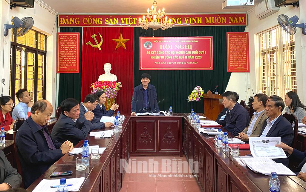 Triển khai công tác Hội Người cao tuổi quý II