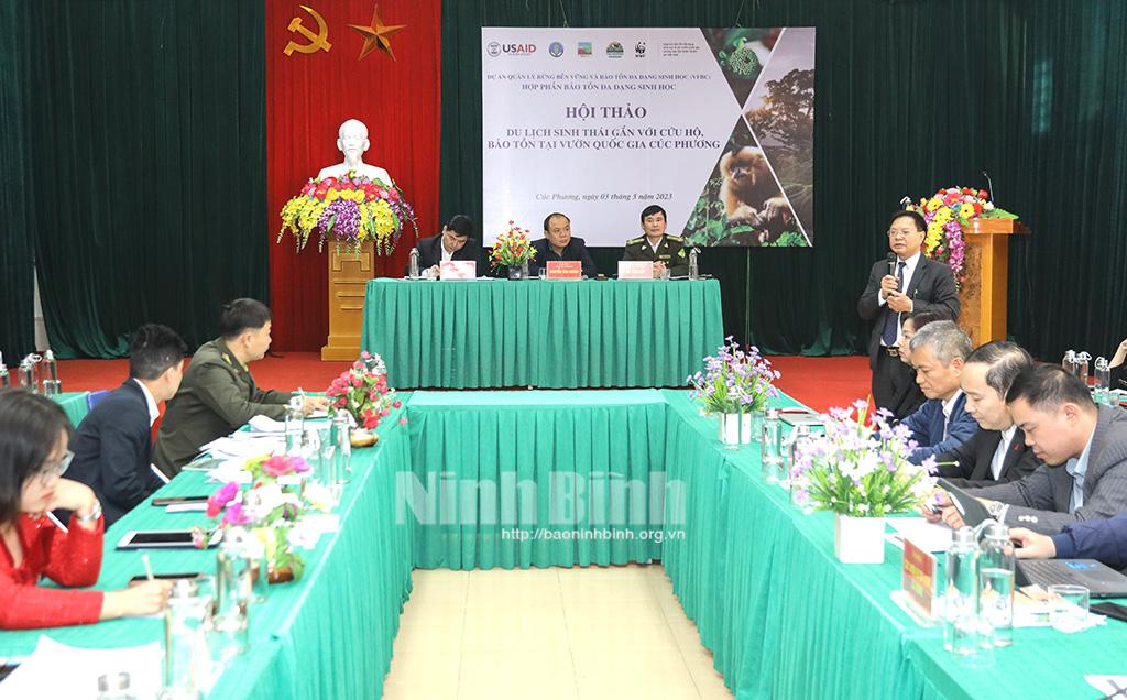 Hội thảo Du lịch sinh thái gắn với cứu hộ, bảo tồn tại Vườn Quốc gia Cúc Phương