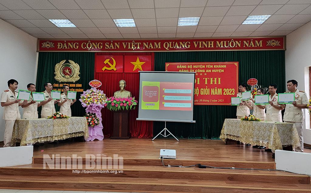 Ghi nhận từ hội thi Bí thư chi bộ giỏi trong lực lượng Công an Ninh Bình