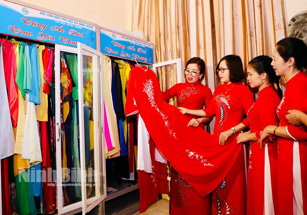 Hội Phụ nữ Ninh Giang ra mắt mô hình "Tủ áo dài dùng chung"