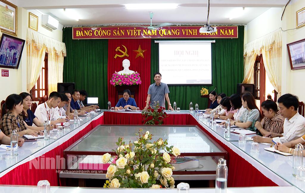 "Số hóa" trong công tác Đảng ở Đảng bộ huyện Yên Mô