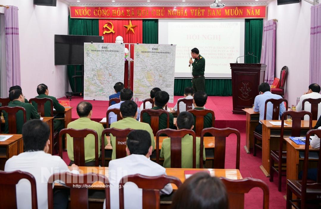 Hoa Lư triển khai công tác phòng chống thiên tai và tìm kiếm cứu nạn năm 2023