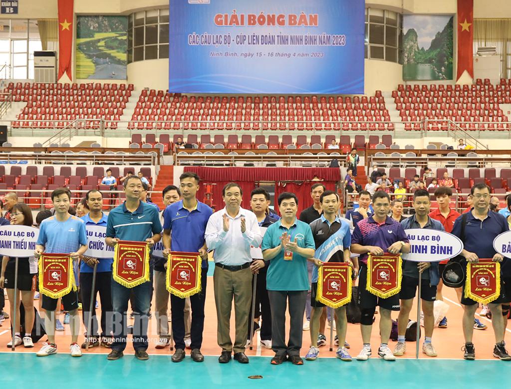 Khai mạc Giải bóng bàn các câu lạc bộ-Cúp Liên đoàn tỉnh năm 2023