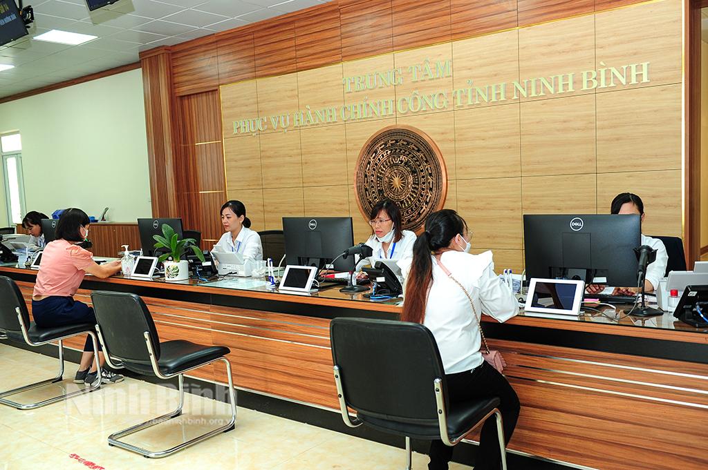 Năm 2022, Chỉ số cải cách hành chính của Ninh Bình tăng 3 bậc so với năm 2021