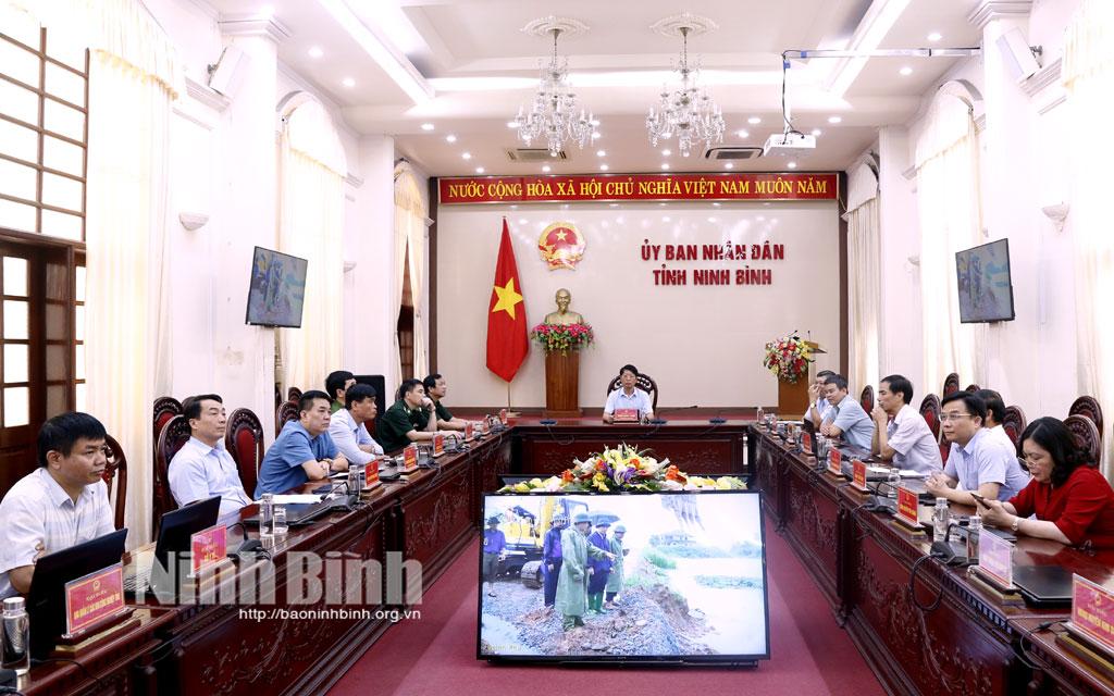 Hội nghị trực tuyến toàn quốc về công tác phòng, chống thiên tai