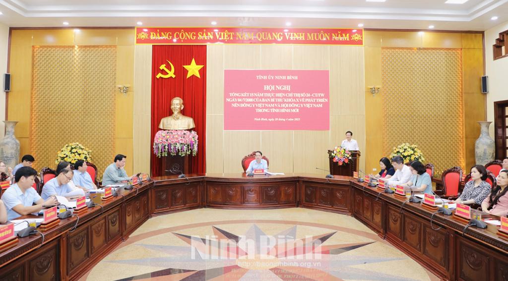 Tổng kết 15 năm thực hiện Chỉ thị số 24 của Ban Bí thư khóa X về phát triển nền Đông y và Hội Đông y Việt Nam