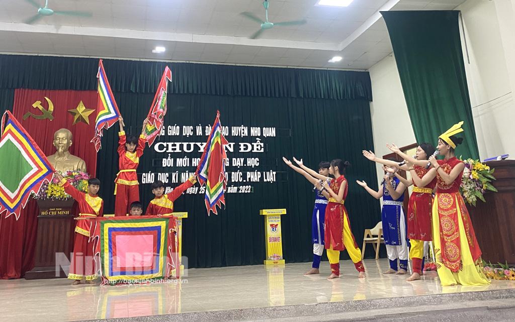 Chuyên đề đổi mới hoạt động dạy và học giáo dục kỹ năng sống đạo đức, pháp luật tại Nho Quan