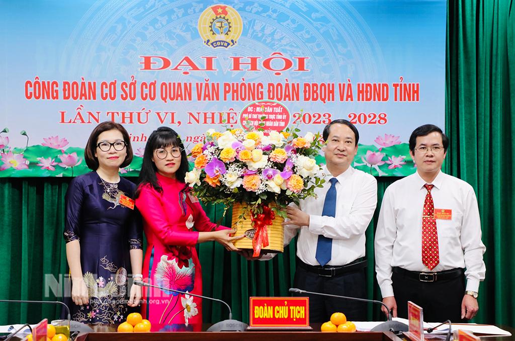 Đại hội Công đoàn Văn phòng Đoàn ĐBQH & HĐND tỉnh lần thứ VI, nhiệm kỳ 2023-2028