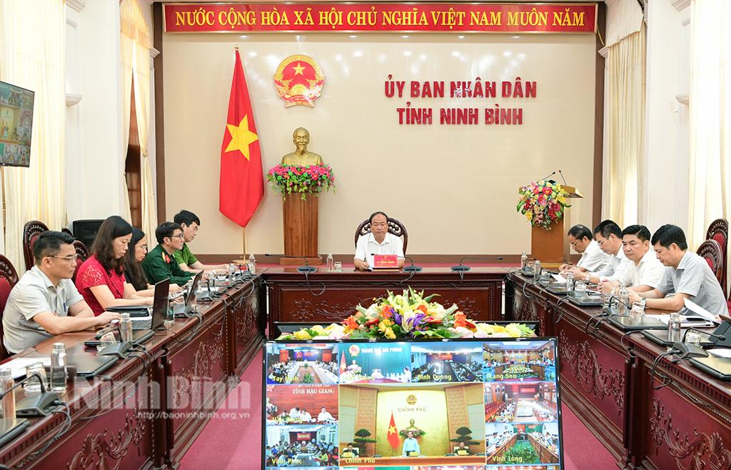 Hội nghị trực tuyến sơ kết công tác bảo đảm trật tự an toàn giao thông quý I