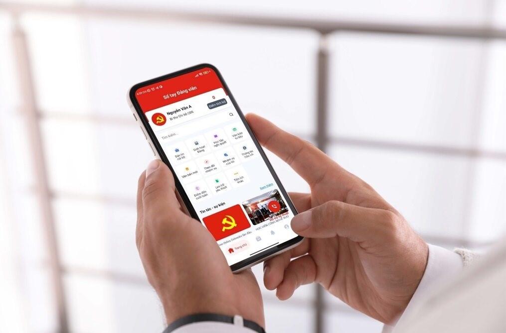 Sổ tay Đảng viên điện tử tạo đột phá trong chuyển đổi số