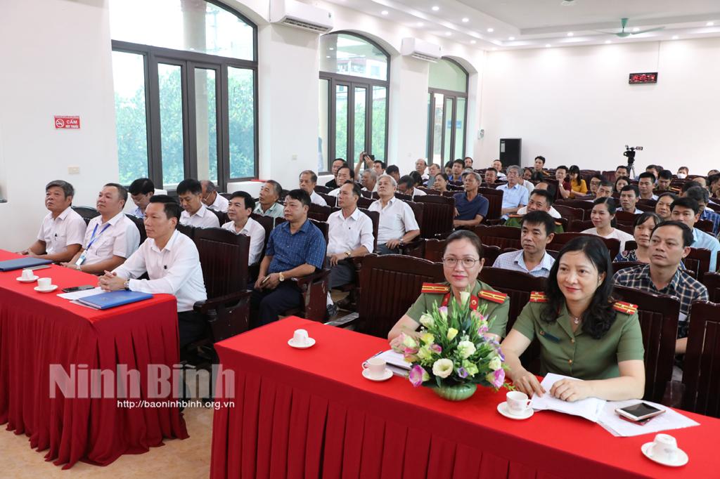 Phường Ninh Khánh tổng kết 10 năm thực hiện Chương trình phối hợp về "Đẩy mạnh phong trào toàn dân bảo vệ an ninh Tổ quốc trong tình hình mới"