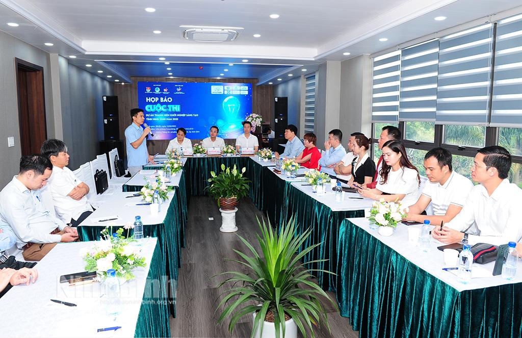 Họp báo tổ chức Cuộc thi Dự án thanh niên khởi nghiệp sáng tạo tỉnh Ninh Bình năm 2023