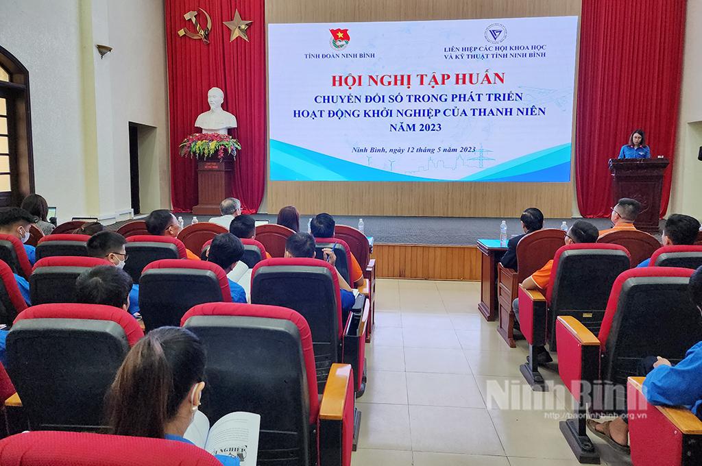 Tập huấn chuyển đổi số trong phát triển hoạt động khởi nghiệp của thanh niên