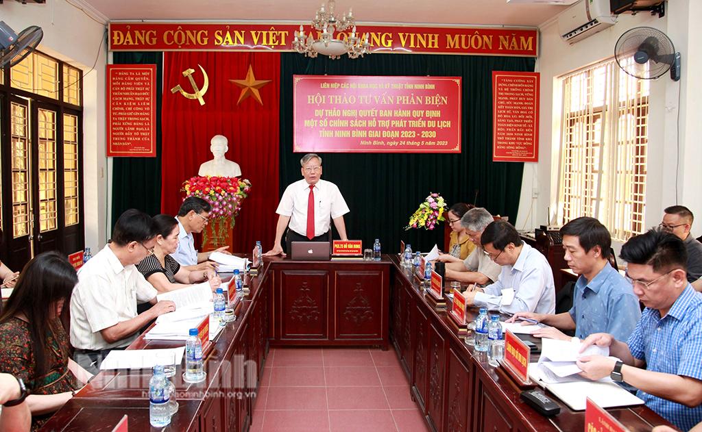 Hội thảo tư vấn phản biện một số chính sách hỗ trợ phát triển du lịch