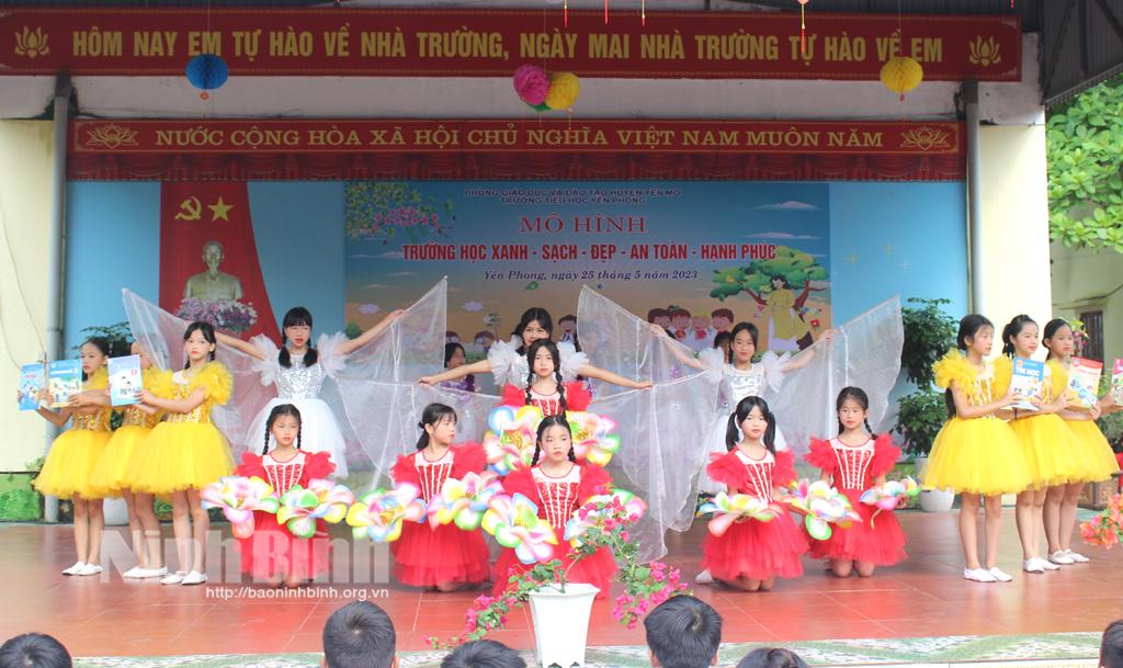 Phòng Giáo dục và Đào tạo Yên Mô ra mắt mô hình trường học "Xanh - sạch- đẹp - an toàn - hạnh phúc"