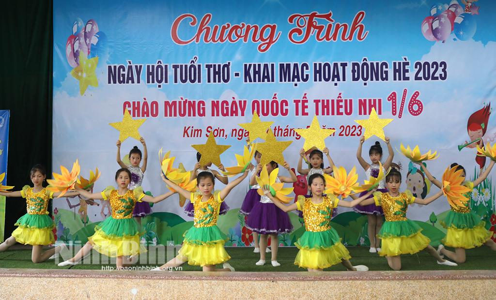 Kim Sơn tổ chức chương trình "Ngày hội tuổi thơ" - khai mạc các hoạt động hè 2023