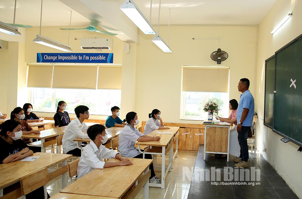 Tỷ lệ thí sinh làm thủ tục dự thi vào lớp 10 THPT đạt trên 99,8%