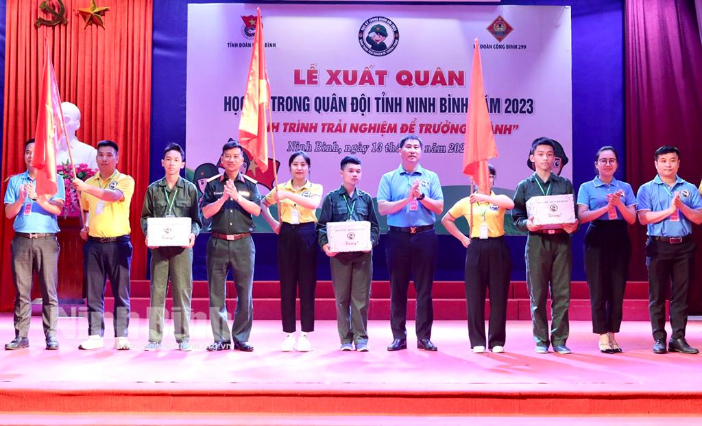 Lễ xuất quân "Học kỳ trong Quân đội" tỉnh Ninh Bình năm 2023