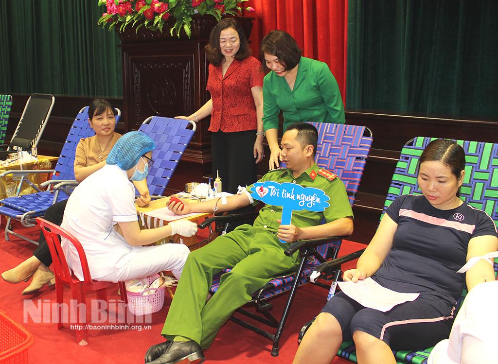 Ngày hội hiến máu tình nguyện huyện Gia Viễn đợt I năm 2023