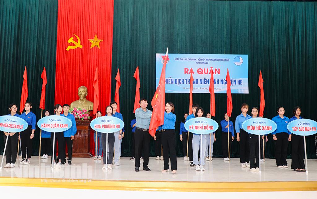 Hoa Lư ra quân chiến dịch Thanh niên tình nguyện hè năm 2023