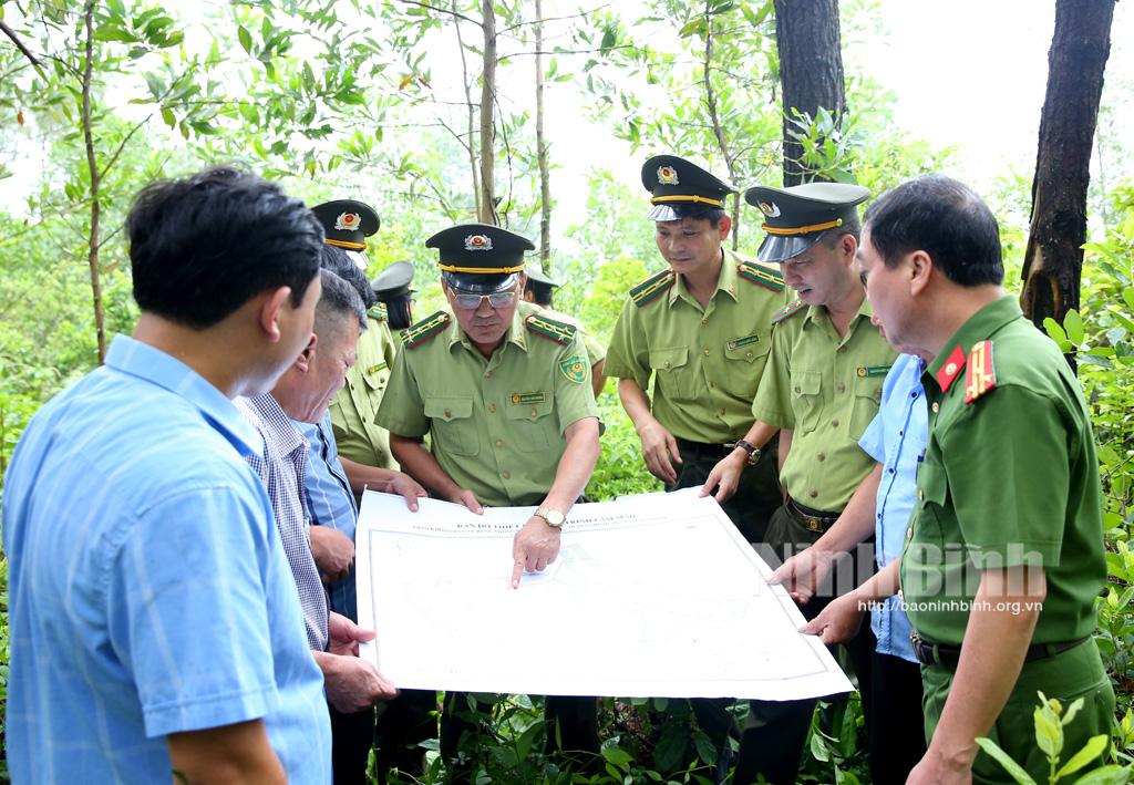 Kiểm tra công tác phòng cháy, chữa cháy rừng tại huyện Nho Quan