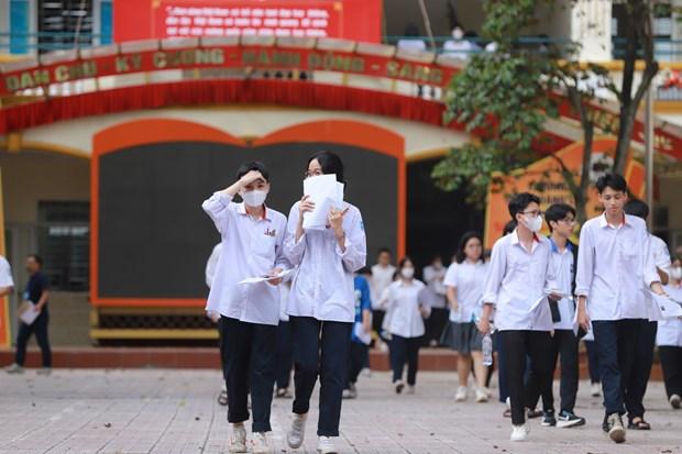 Gợi ý đáp án đề thi môn Toán Kỳ thi Tốt nghiệp Trung học phổ thông