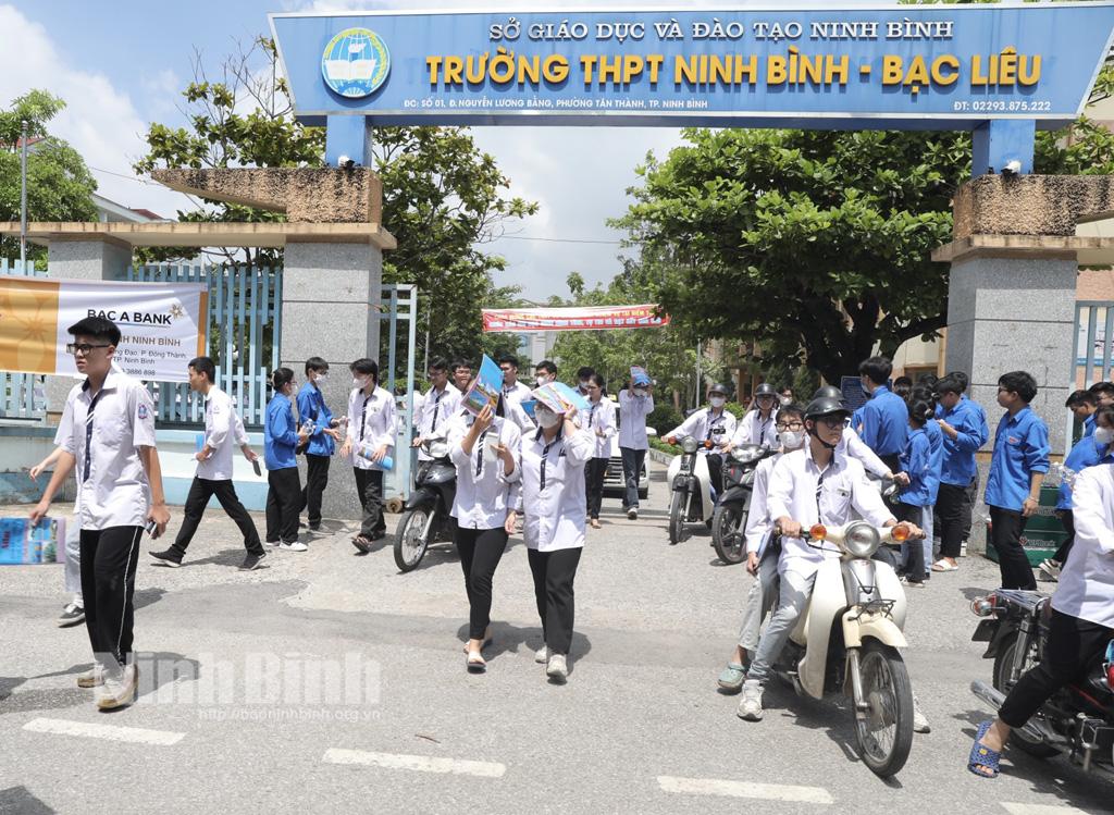 Ninh Bình tổ chức thành công Kỳ thi tốt nghiệp THPT năm 2023
