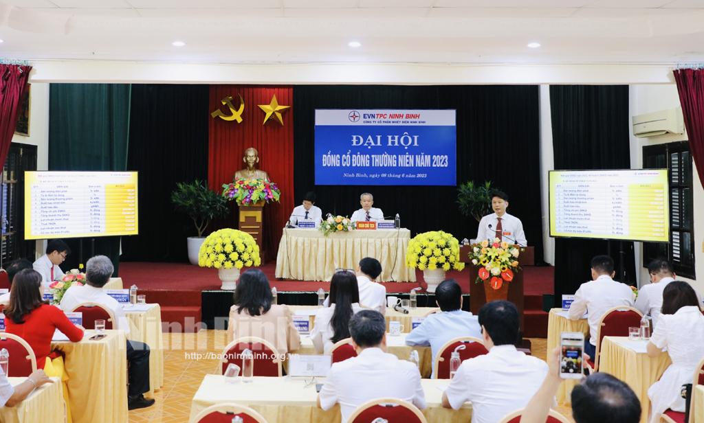 Công ty Cổ phần Nhiệt điện Ninh Bình: Đại hội đồng cổ đông thường niên năm 2023